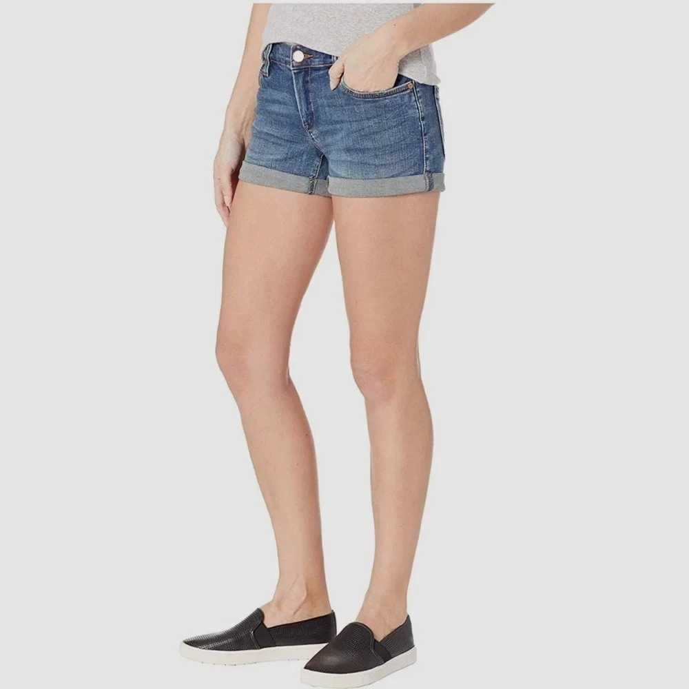 NWT Blank NYC Women's The Fulton High Rise Blue Jean Roll Up Raw Hem Size 29